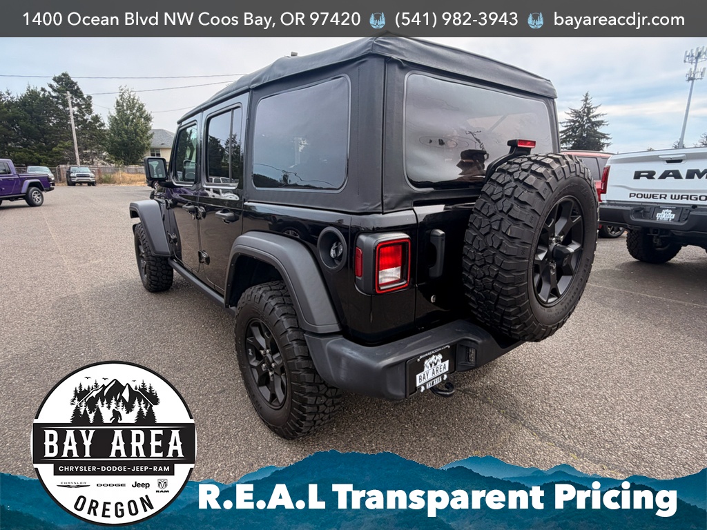 Used 2022 Jeep Wrangler Unlimited Willys Sport Sport Utility