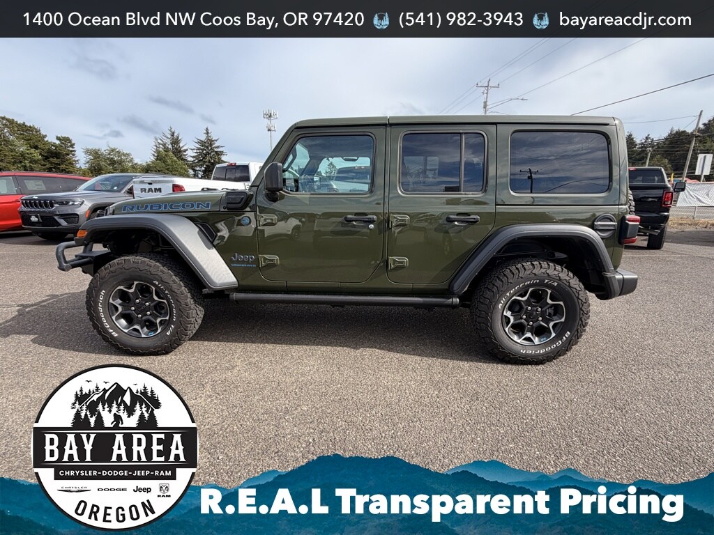 Used 2023 Jeep Wrangler 4xe Rubicon 4xe Wagon; Open Body