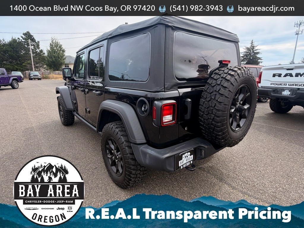 Used 2022 Jeep Wrangler Unlimited Willys Sport Sport Utility