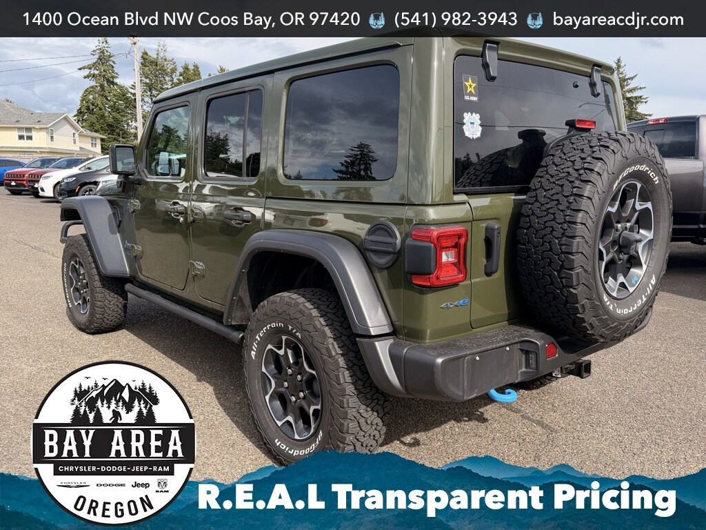 Used 2023 Jeep Wrangler 4xe Rubicon 4xe Wagon; Open Body
