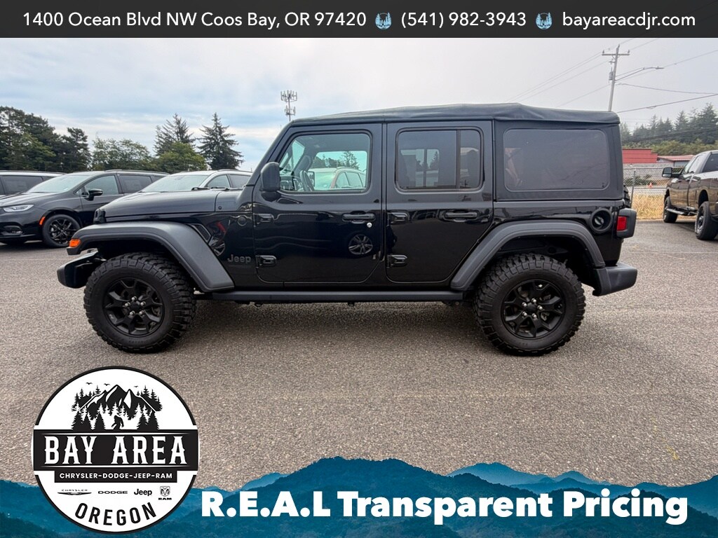 Used 2022 Jeep Wrangler Unlimited Willys Sport Sport Utility