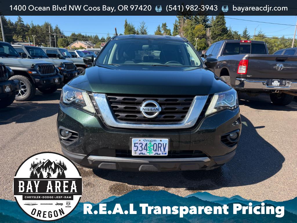 Used 2019 Nissan Pathfinder SV with VIN 5N1DR2MM1KC578346 for sale in Coos Bay, OR