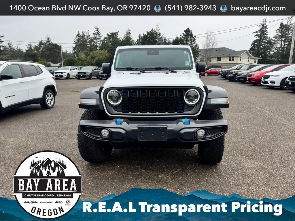 Used 2024 Jeep Wrangler 4xe Willys 4XE with VIN 1C4RJXN68RW148417 for sale in Coos Bay, OR
