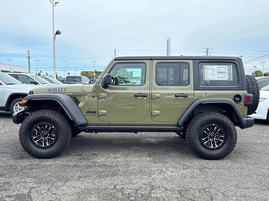 New 2025 Jeep Wrangler 4-DOOR WILLYS Sport Utility