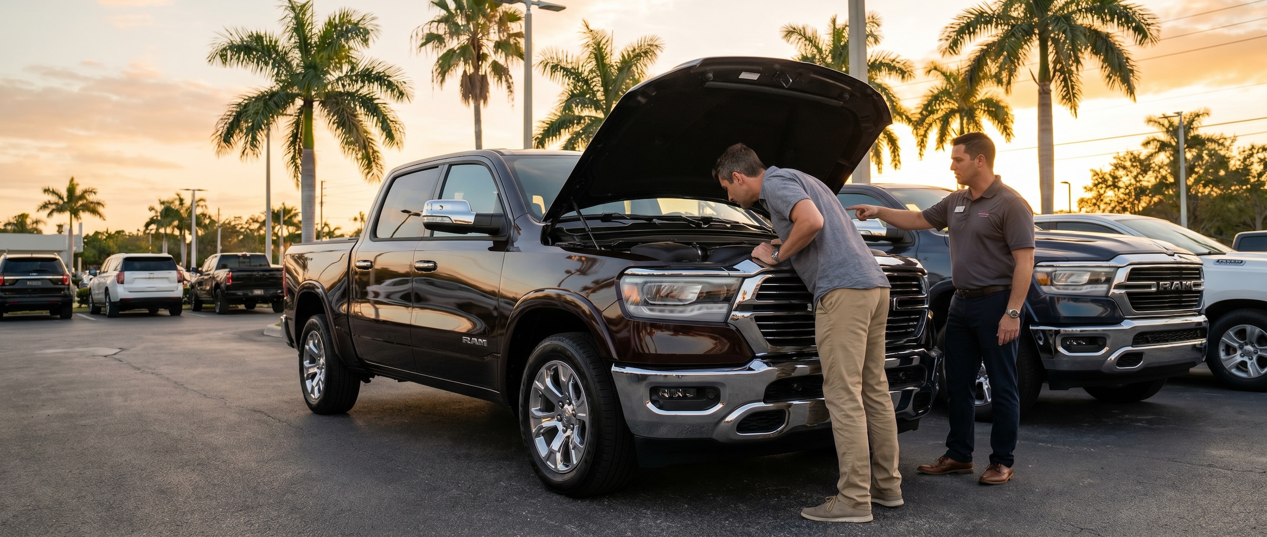 Used Ram 1500 inspection checklist for truck buyers in Panama City, FL