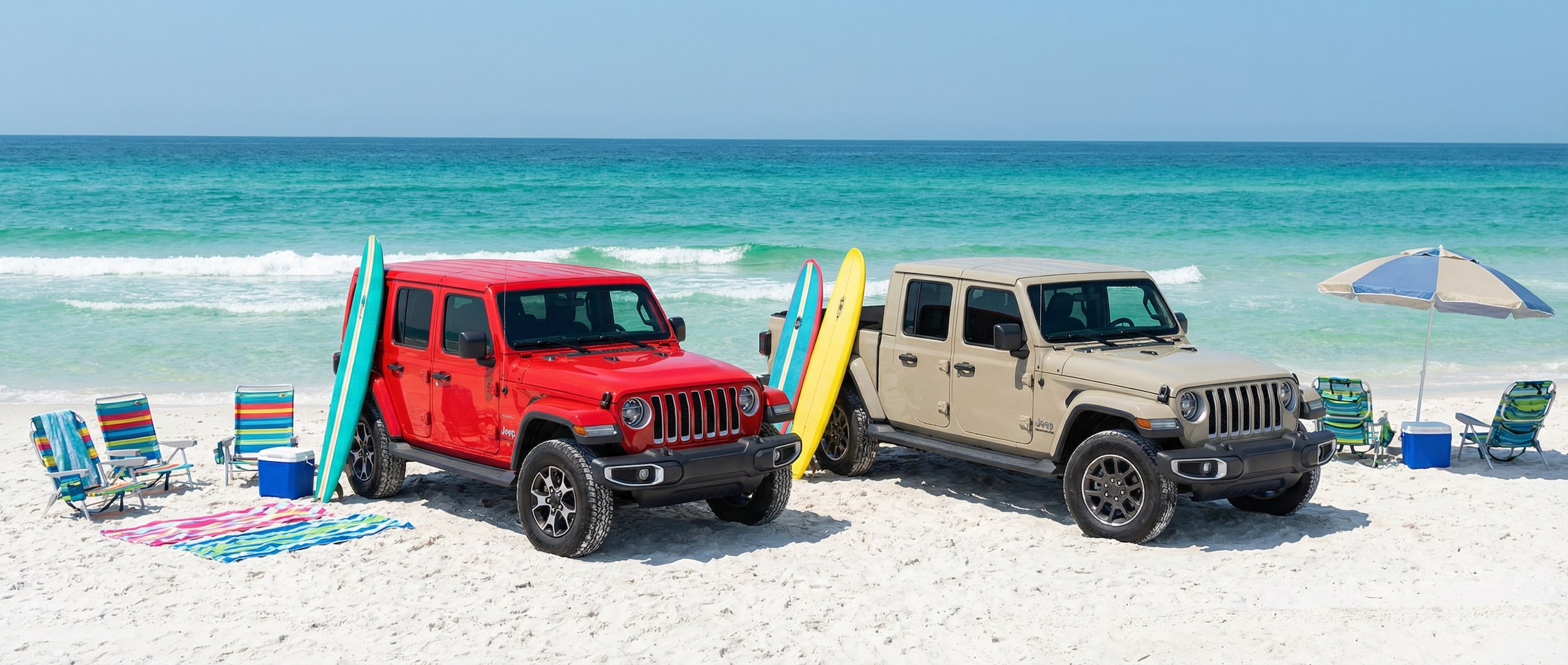 Jeep Wrangler and Gladiator comparison Panama City Beach FL lifestyle