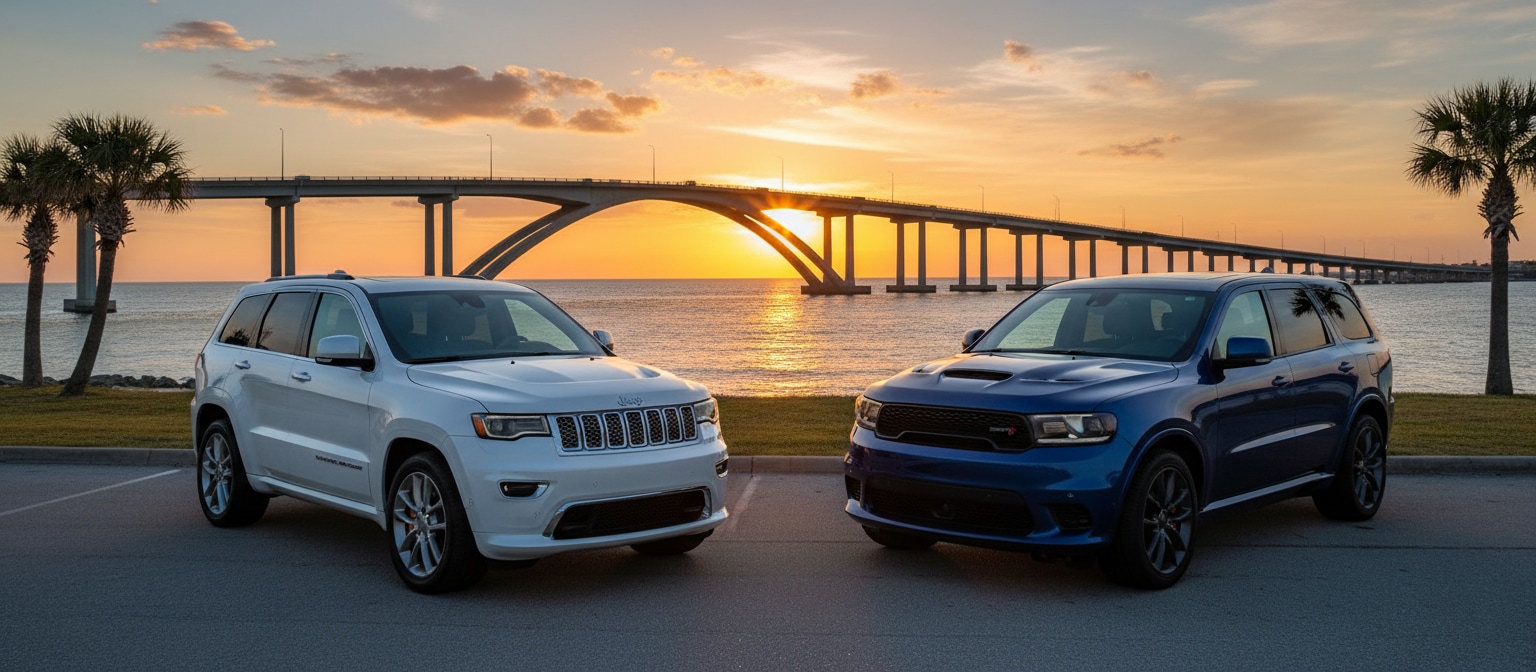 Jeep Grand Cherokee and Dodge Durango comparison for Panama City drivers.