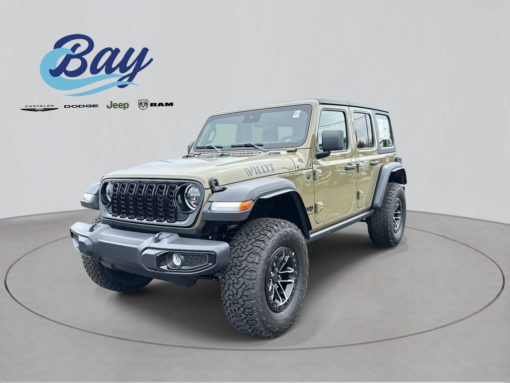 New 2025 Jeep Wrangler 4-DOOR WILLYS Sport Utility