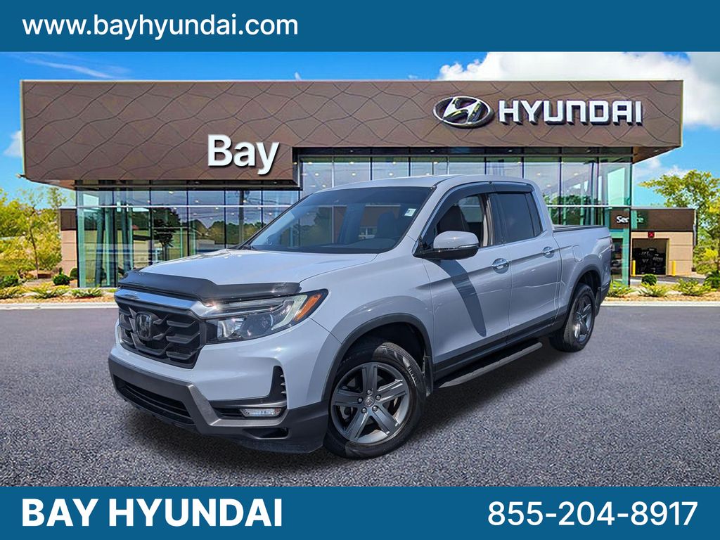 Gray Pearl 2022 Honda Ridgeline RTL-E AWD Pickup Truck All-Wheel Drive 9-Speed Automatic