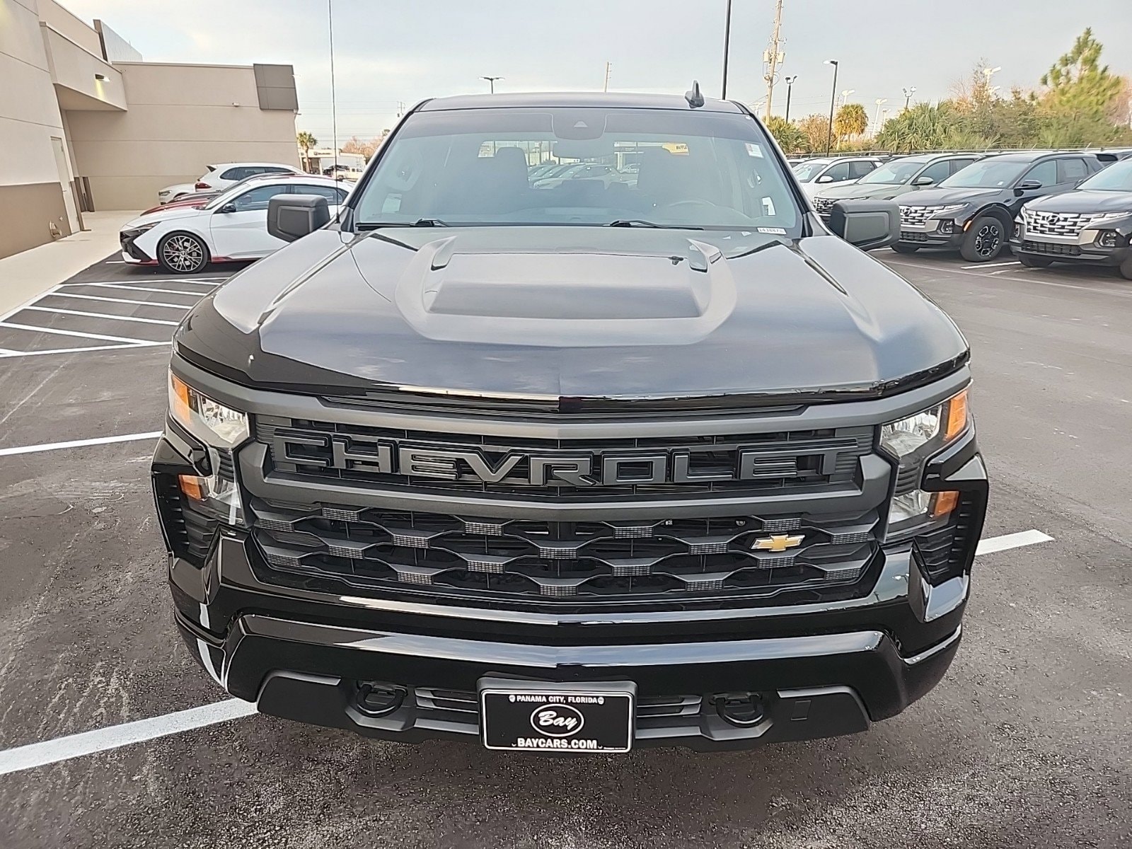 Used 2023 Chevrolet Silverado 1500 Custom with VIN 1GCPDBEK6PZ143887 for sale in Panama City, FL