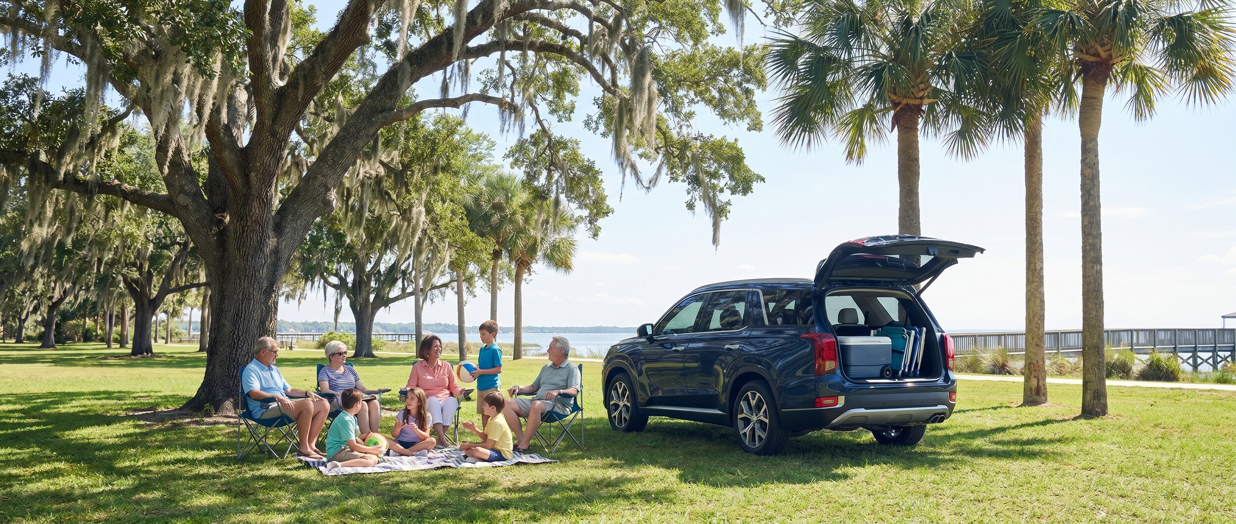 Hyundai vehicles for Panama City FL families who visit Oaks by the Bay Park