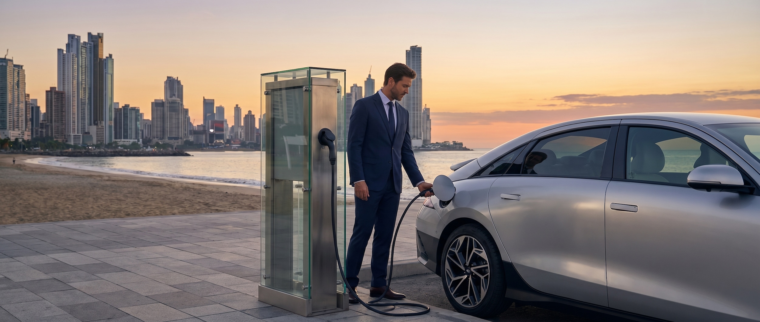 Hyundai IONIQ 6 electric sedan for professional commuters in Panama City FL
