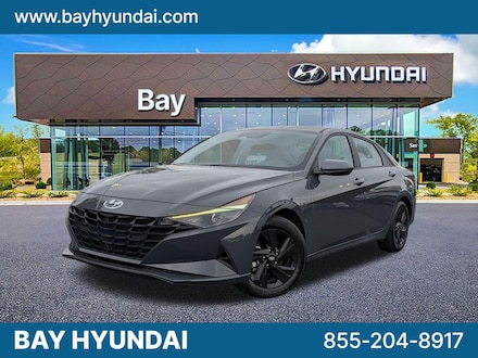 2023 Hyundai Elantra Hybrid Blue Sedan