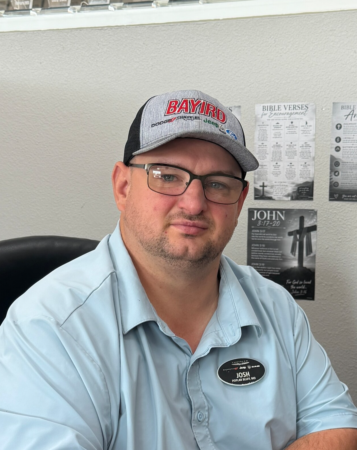 Staff member Josh Morss from feda6355ae86