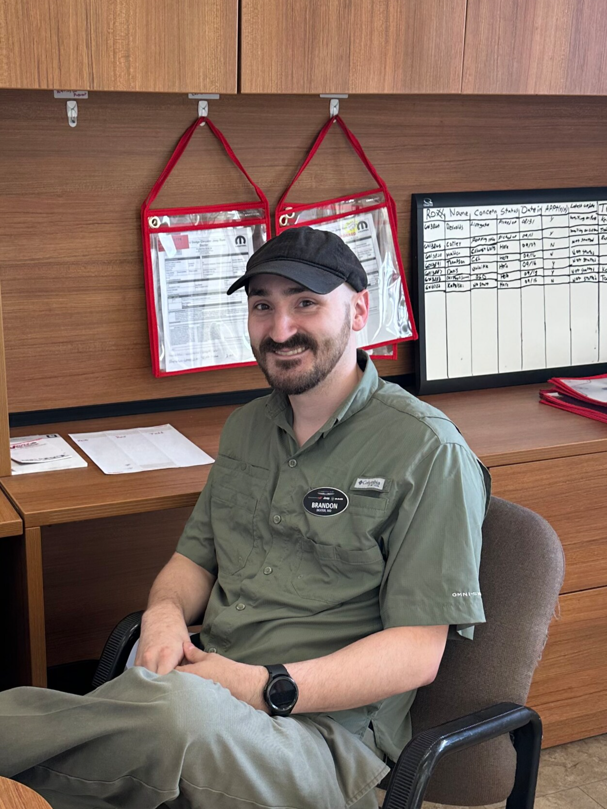 Staff member Brandon Eubanks from ID_19976e