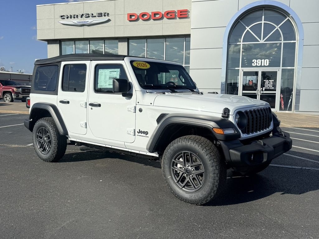 New 2026 Jeep Wrangler 4-DOOR SPORT S Sport Utility