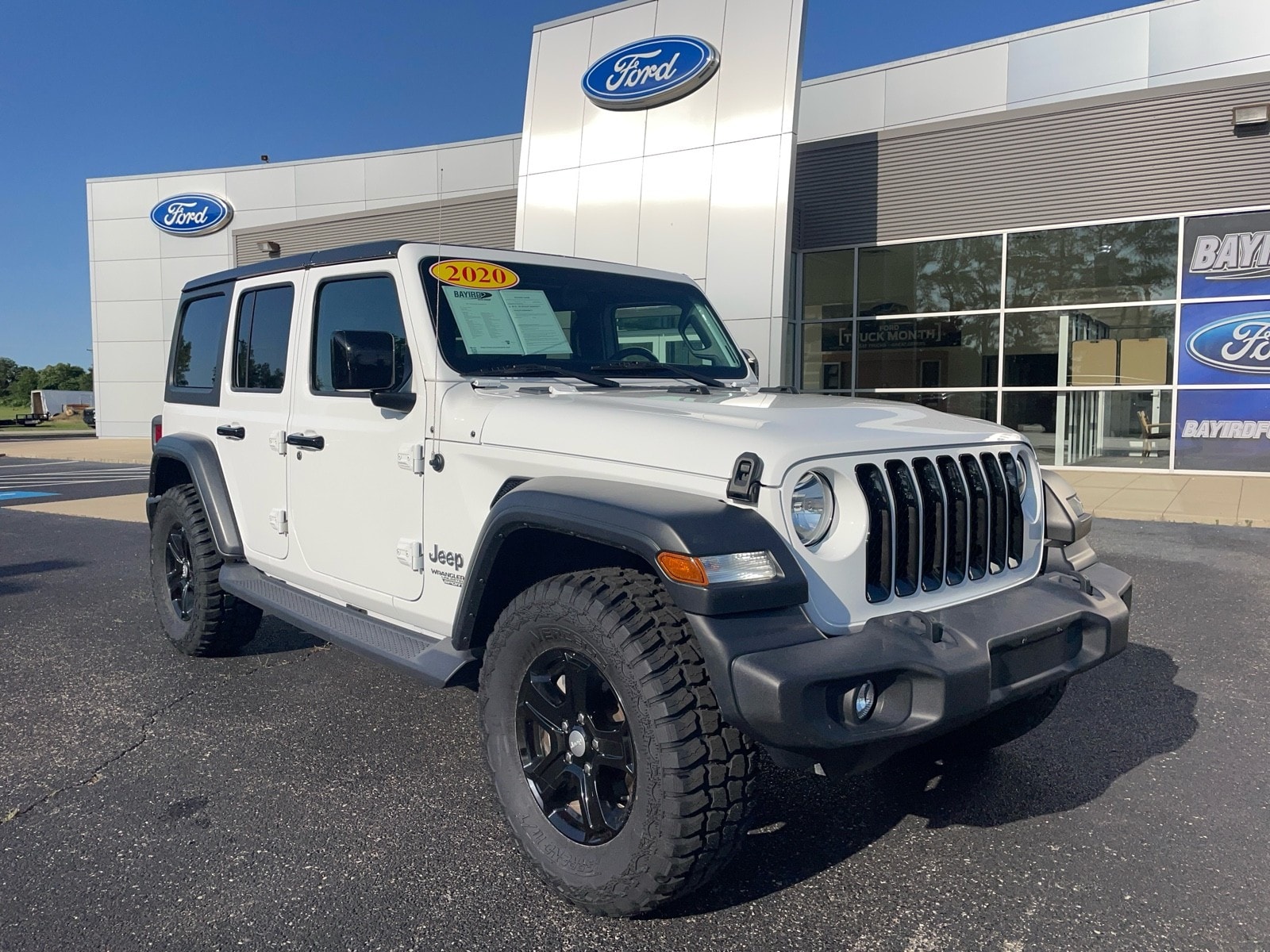 Used 2020 Jeep Wrangler Unlimited Sport S with VIN 1C4HJXDN2LW198063 for sale in Malden, MO