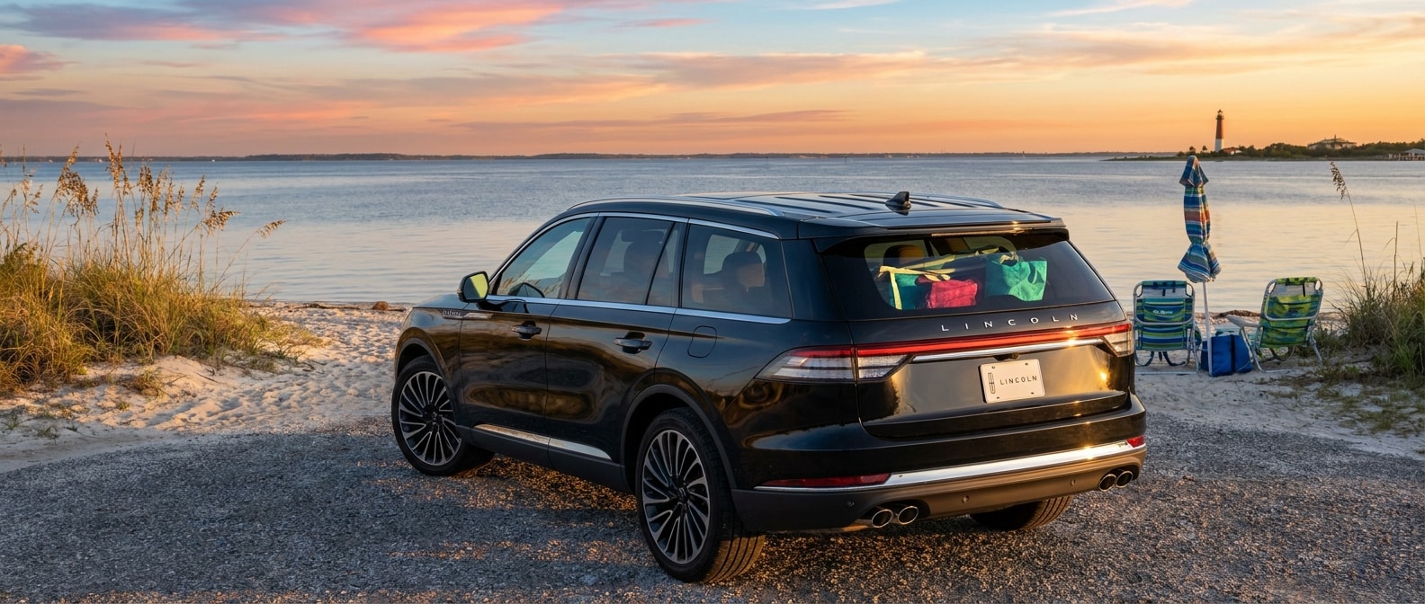 2026 Lincoln Aviator at Grand Lagoon near Santa Rosa Beach, Florida coast