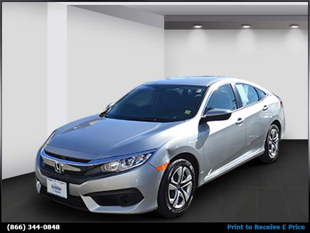Lunar Silver Metallic 2017 Honda Civic LX with Honda Sensing Sedan Front-Wheel Drive Automatic