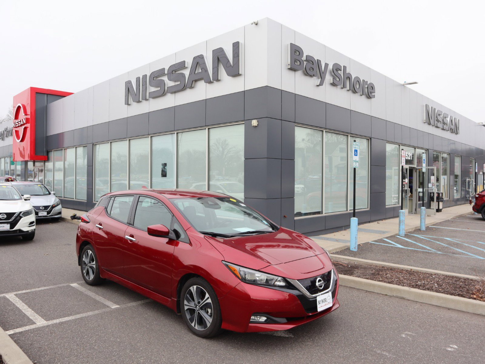 Used 2022 Nissan LEAF SV with VIN 1N4AZ1CV5NC560051 for sale in Bay Shore, NY