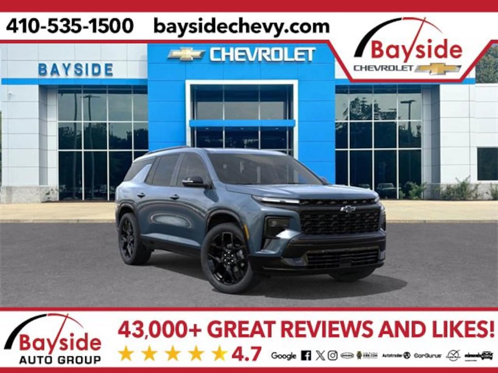 New 2026 Chevrolet Traverse RS SUV