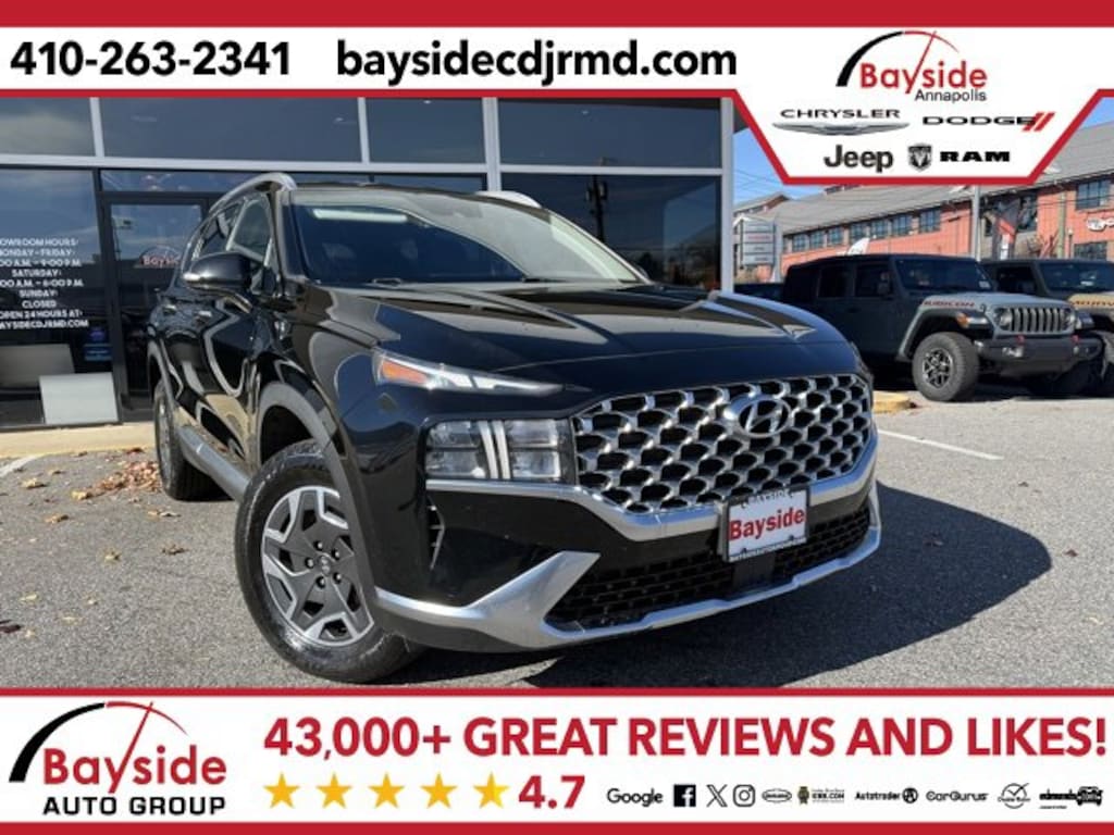 Used 2021 Hyundai Santa Fe Hybrid Blue SUV