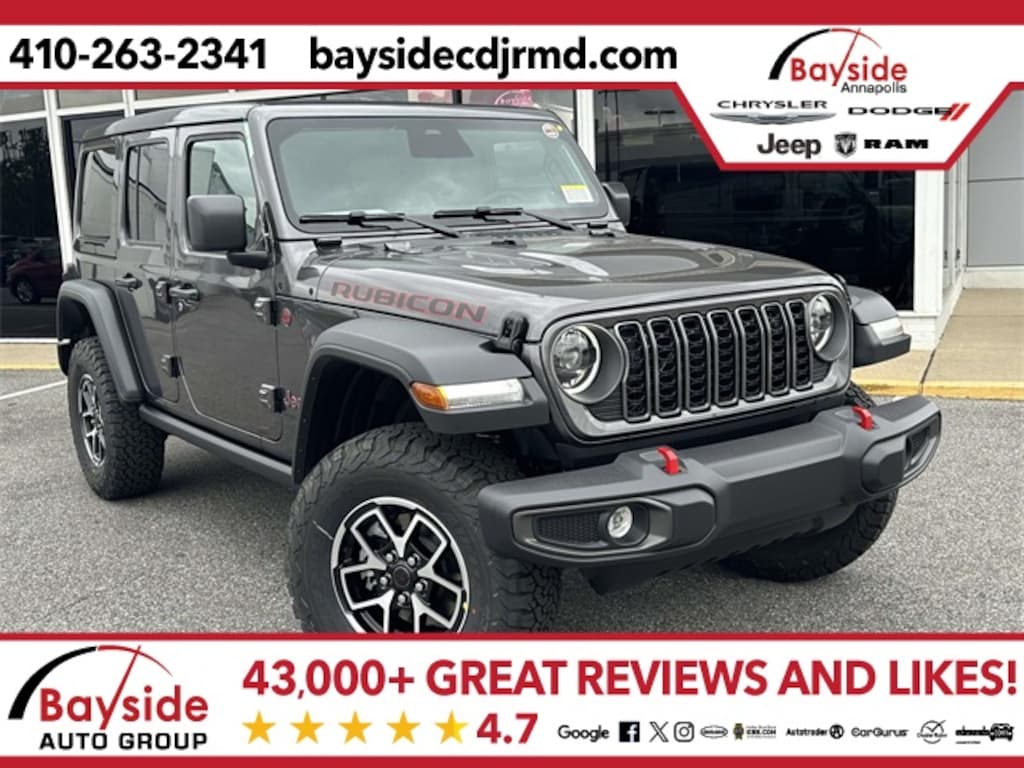 New 2026 Jeep Wrangler 4-DOOR RUBICON Sport Utility