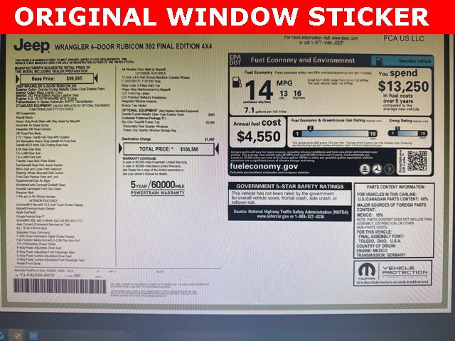 2025 Jeep Wrangler Rubicon's photo