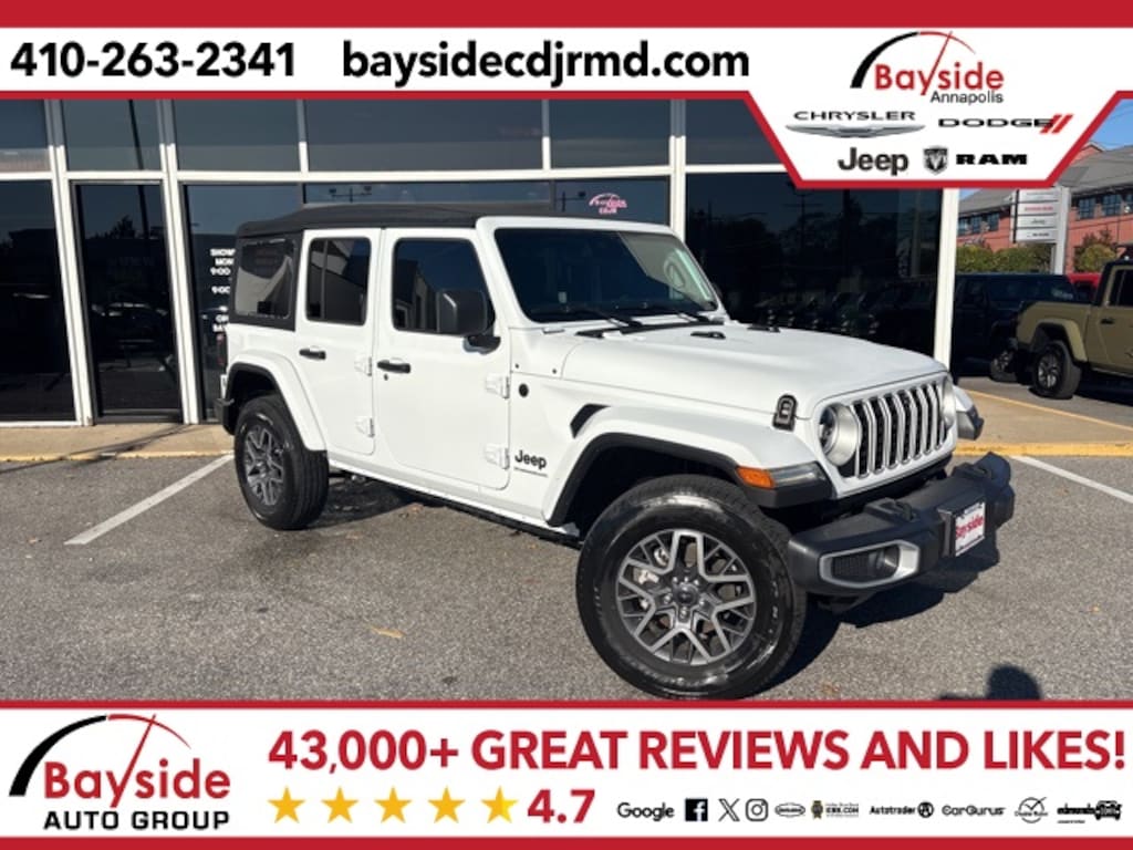 New 2025 Jeep Wrangler 4-DOOR SAHARA Sport Utility