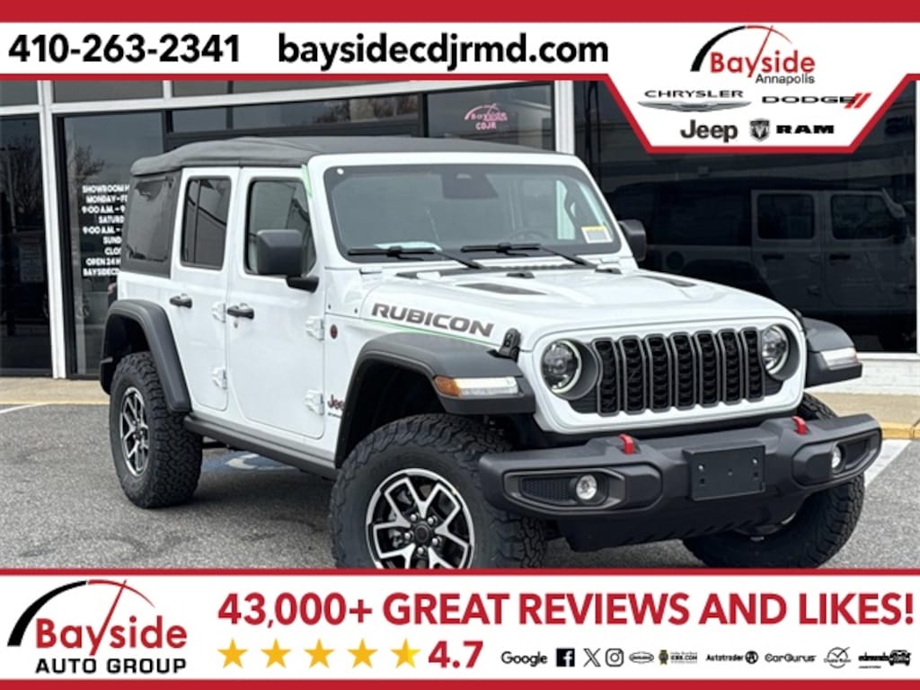 New 2026 Jeep Wrangler 4-DOOR RUBICON Sport Utility