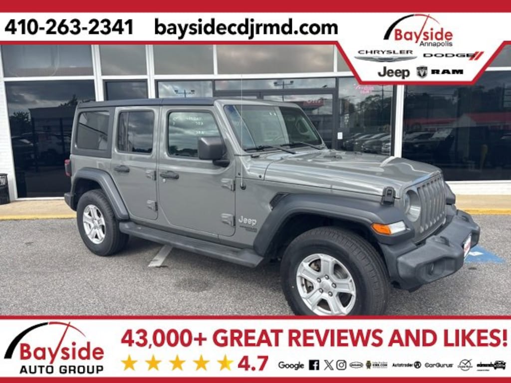 Used 2020 Jeep Wrangler Unlimited Sport SUV