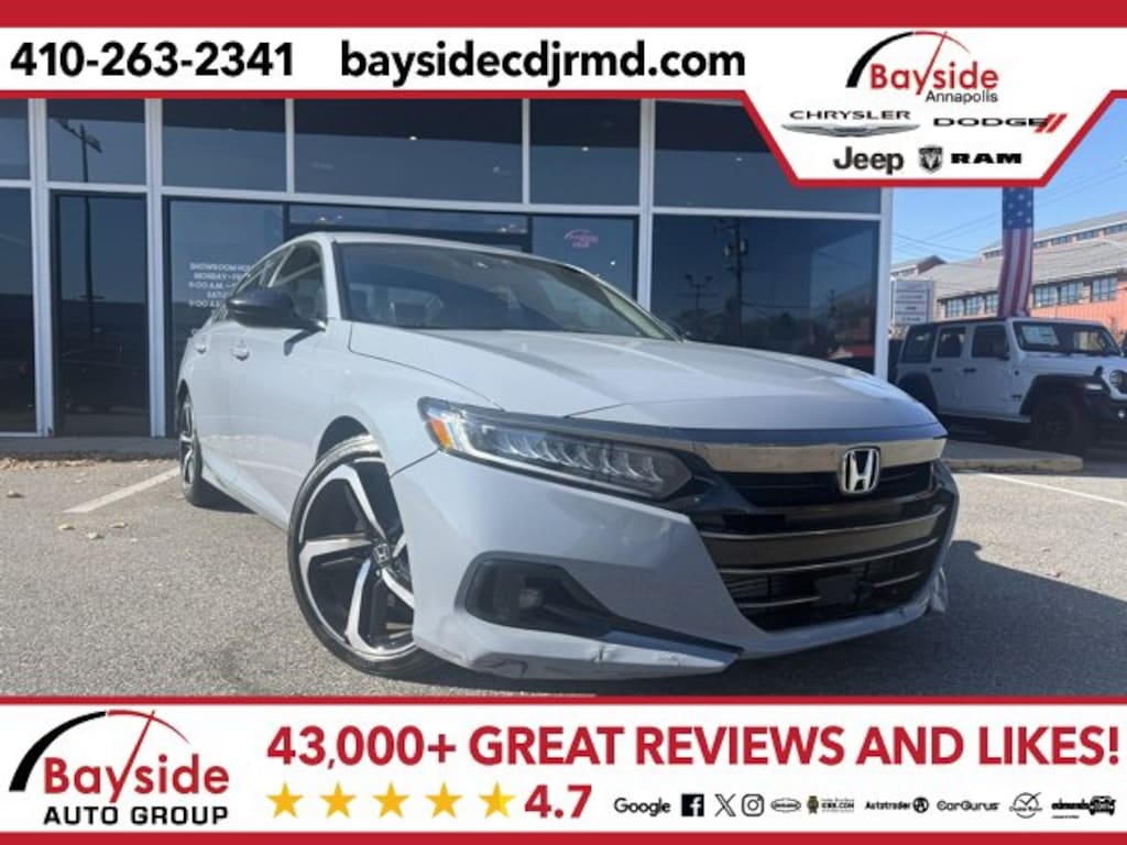 Used 2022 Honda Accord Sport 1.5T Sedan