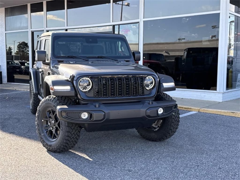 New 2025 Jeep Wrangler 4-DOOR WILLYS Sport Utility