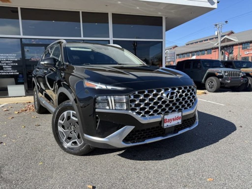 Used 2021 Hyundai Santa Fe Hybrid Blue SUV