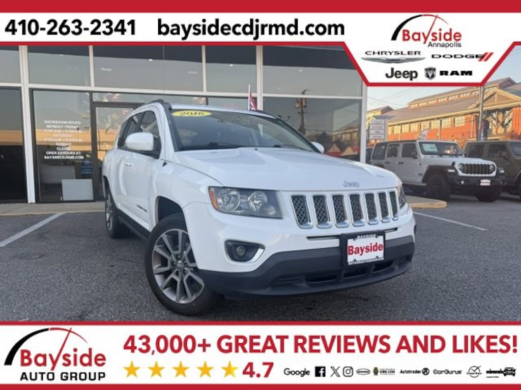 Used 2016 Jeep Compass Latitude FWD SUV