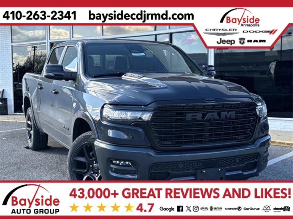 New 2026 Ram 1500 LARAMIE CREW CAB 4X4 5'7 BOX Pickup