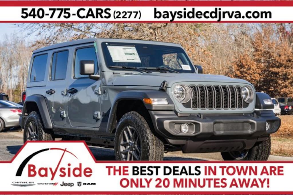 New 2026 Jeep Wrangler 4-DOOR SPORT S Sport Utility