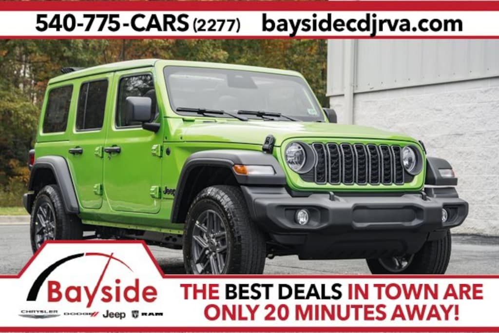 New 2026 Jeep Wrangler 4-DOOR SPORT S Sport Utility