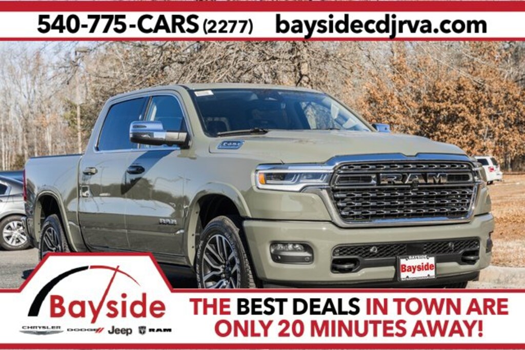 New 2026 Ram 1500 LIMITED LONGHORN CREW CAB 4X4 5'7 BOX Pickup