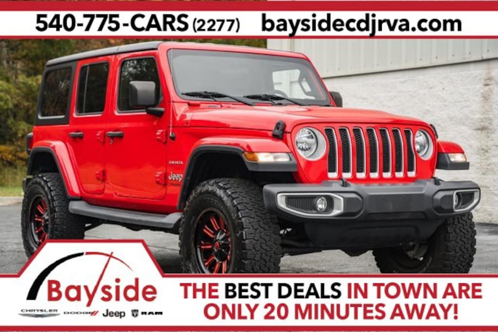 Used 2019 Jeep Wrangler Unlimited Sahara 4x4 SUV