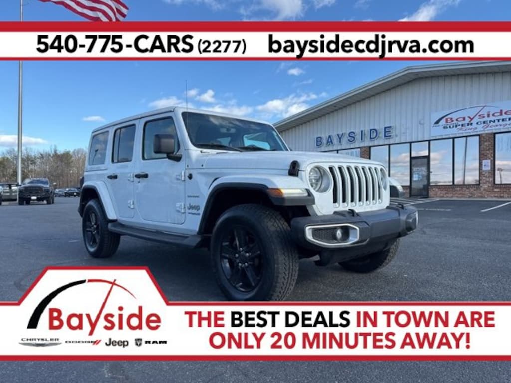 Used 2018 Jeep Wrangler Unlimited Sahara 4x4 SUV