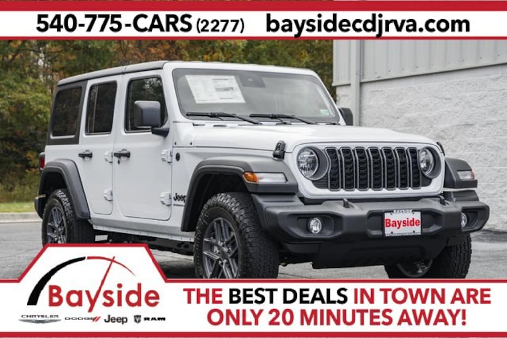 New 2025 Jeep Wrangler 4-DOOR SPORT S Sport Utility