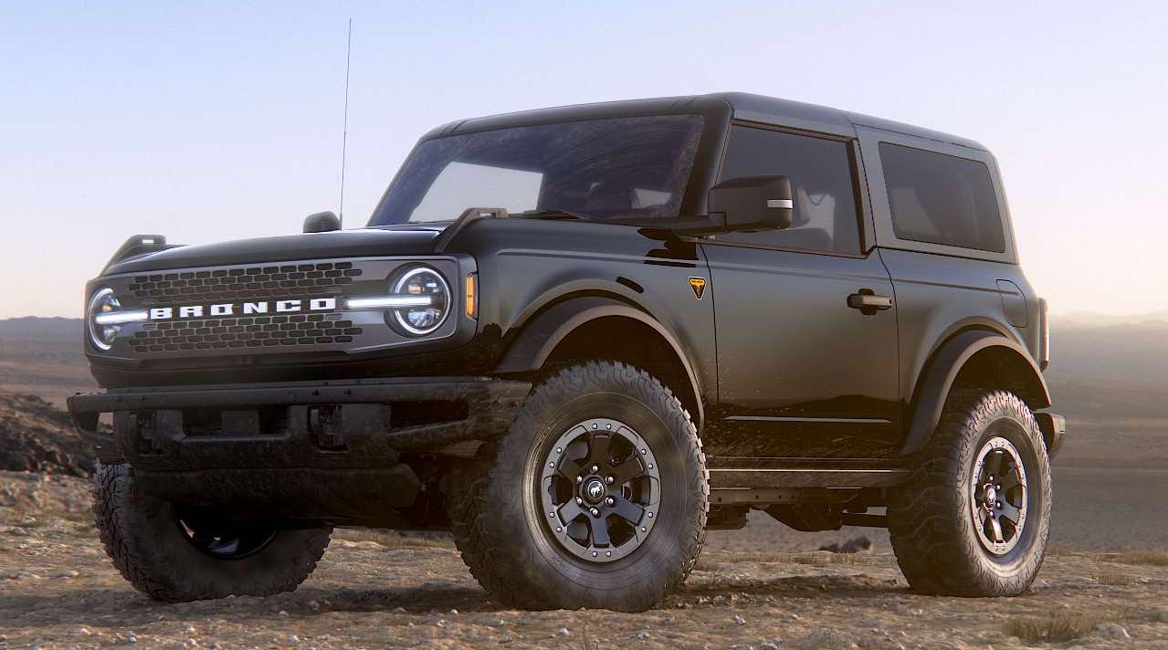 2021 Ford Bronco In Shadow Black