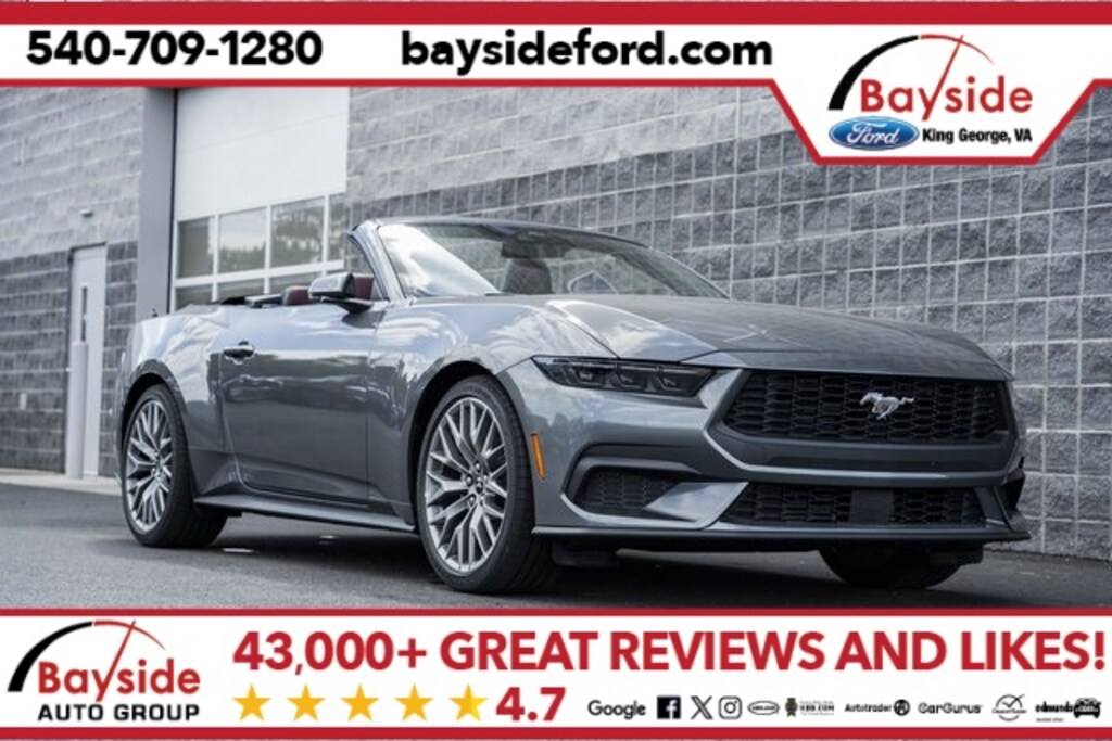 New 2025 Ford Mustang Ecoboost Premium Convertible