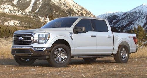 2021 Ford F-150 in Space White