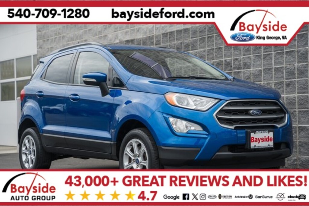 Used 2022 Ford EcoSport SE SUV