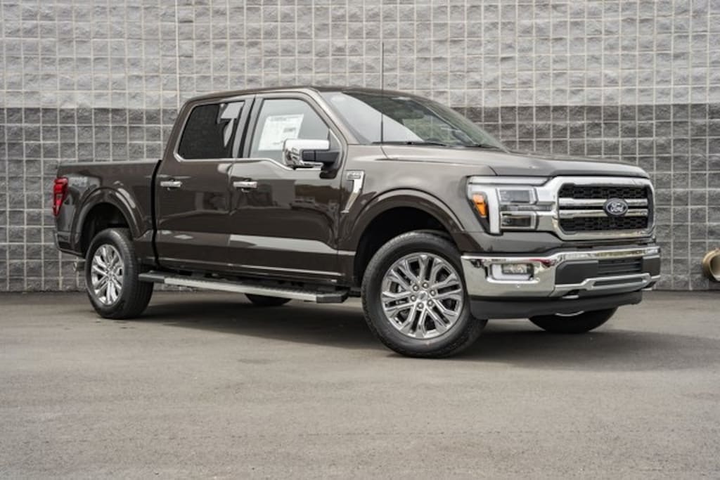 New Darkened Bronze Metallic 2024 Ford F150 Lariat For Sale in King