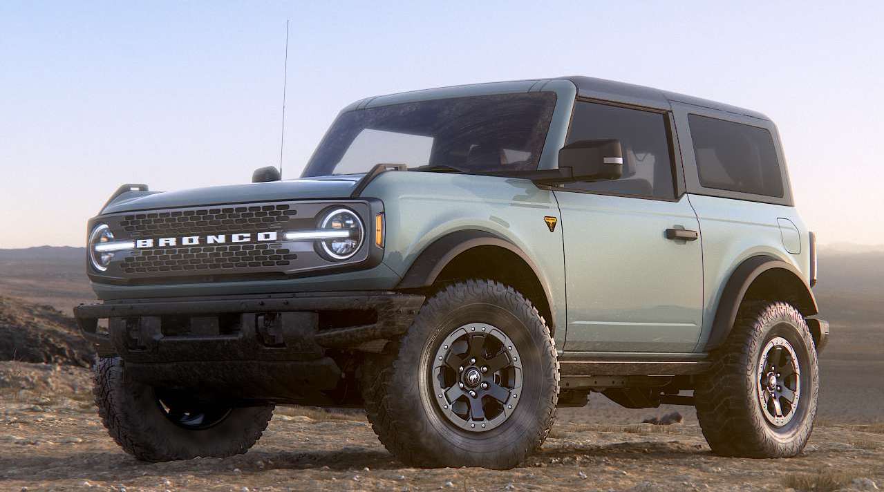 2021 Ford Bronco in Cactus Gray