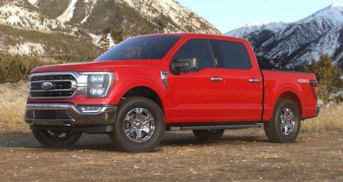 2021 Ford F-150 in Race Red