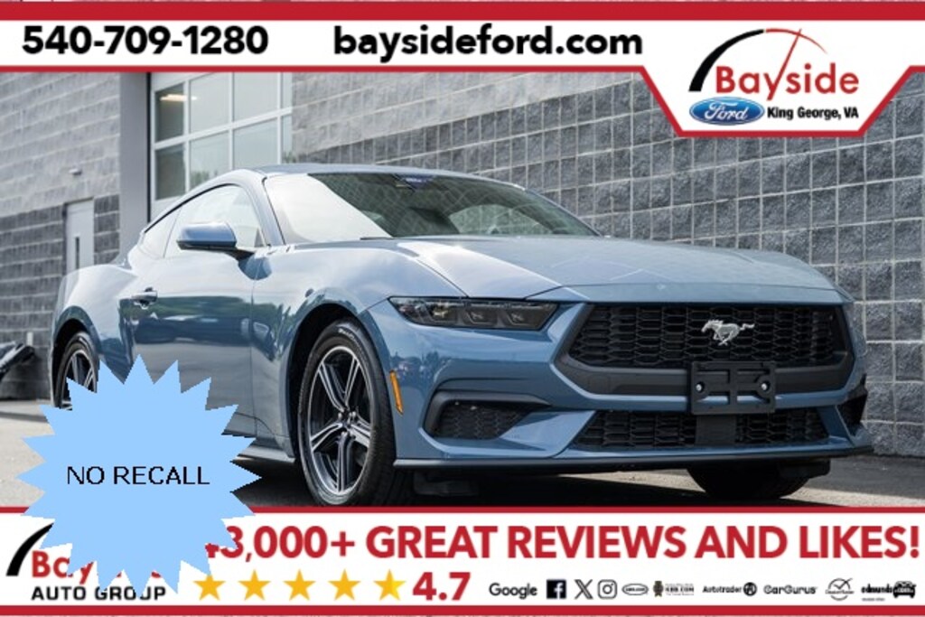 New 2025 Ford Mustang Ecoboost Coupe